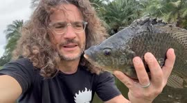 Florida man goes fishing and makes astronomical catch! His reaction is priceless