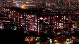 Citizens adorn balconies with festive lights to celebrate Chinese New Year
