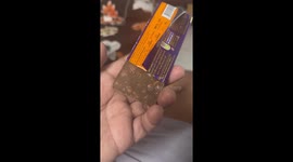 Indian man claims he found live WORM in Cadbury Dairy Milk