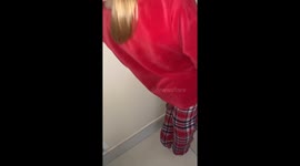 Girl Falls Asleep While Standing in Corner