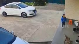 Father's failed punishment: hilarious slip-up leaves child laughing
