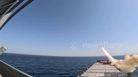 Iran Launches Long-Range Missile From Ship