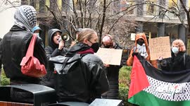 We are here today outside of the Google HQ to free Palestine, London, United Kingdom