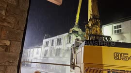 Dangerous pub in Kendal has emergency demolition before it collapses.