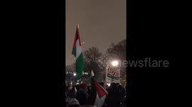 US: Demonstrators Gather Outside White House To Protest Israeli Attack On Rafah