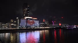 The Sea Containers London displays the largest Valentines Day Heart in London