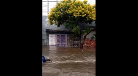Motorcycle submerged: Buenos Aires battles waist-high floods after storm