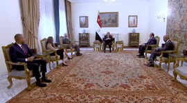 Egyptian president calls for Gaza ceasefire