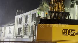 Row of buildings demolished in Kendal after being deemed unsafe