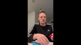 Mom plays with her son while husband is fanboying over 49ers Super Bowl trick play
