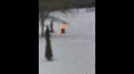 Neighbour films as kids learn why it's dangerous to play with fire