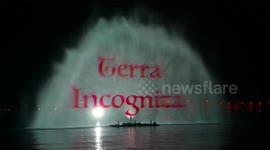Water light show staged at 2024 Venice Carnival