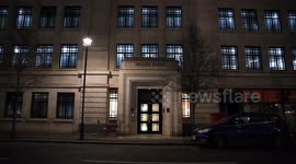 Floral tributes for Radio DJ Steve Wright outside of Radio 2