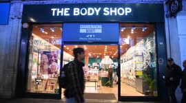 British high street shop