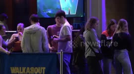 Loved-up revellers descend onto Birmingham's infamous nightclub strip for a night of passion on Valentine's Day
