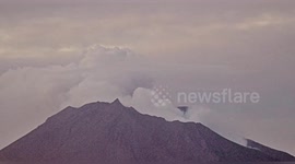 Sakurajima volcano erupts sending smoke three miles high in Japan