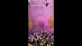 Devotees drenched in the joy of colors celebrate Holi in Braj