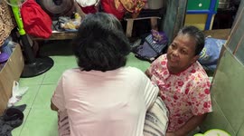 Visiting the sick for the general election in Jakarta, Indonesia