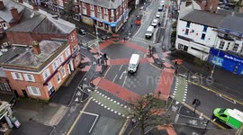 Furious locals have blasted a council after a section of its flagship £13.4m cycle route was left looking