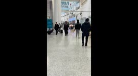 'Daddy! Daddy!' - Family happily reunites at the airport after months of seperation