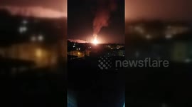 Gas Pipeline Explodes in Borujen, Iran