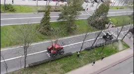 Spain: Tractors Of Protesting Famers Arrive In Madrid For Talks With Agriculture Minister