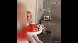 Tiny virtuoso: 18-month-old sings and sways to Whitney's timeless tune