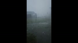 Hail Storm Pounds Argentina