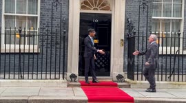 Rishi Sunak  welcomes King Abdullah II to 10 Downing Street