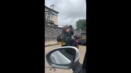 Cool Dog Rides Motorbike
