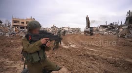 IDF Ground Forces Eliminate Hamas Members in A Mission in Gaza Strip