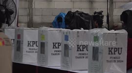 People voting at the presidential election in Jakarta, Indonesia