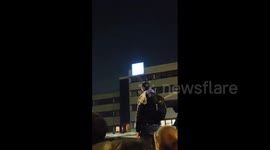 Italy: Pro-Palestinian Protesters Rally Outside Rai Office In Bologna Following Pro-Israel Statement Of CEO