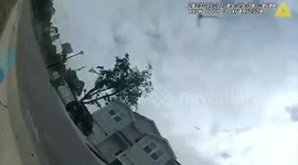 Cop resigns after footage of him mistaking acorn drop for gunfire goes viral