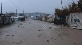 Rain Brings Misery To Syrian Refugee Camps