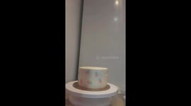 Baker shares step-by-step guide on how to make viral 'burnaway cake' that it used in gender reveals