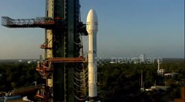 GSLV-F14 successfully lifts off with Insat-3DS from the second launch pad at SDSC, Sriharikota