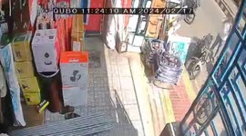 A South Indian woman was killed, after a speeding car, coming from the wrong side shop, live accident CCTV captured