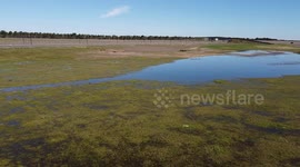 Las últimas lluvias han llenado las lagunas y humedales de la meseta norte