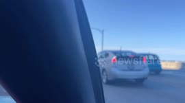 Drunk Twerking On Car Roof In Traffic