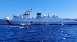China Coast Guard chases Philippine government boats during supply mission