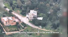 IDF Airstrikes Target Hezbollah Infrastructure in Southern Lebanon