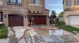 Heroic Off-Duty Firefighter Saves Home from Devastation in Oxnard USA