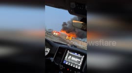 Fire Dept Battles Massive Blaze with Heroic Efforts in Morgantown, USA