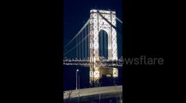 US: George Washington Bridge Illuminated On President’s Day