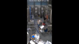Brewer sent flying backwards after beer tank explodes hitting him in chest