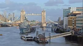 Police seen searching River Thames as body found in hunt for Clapham chemical attacker
