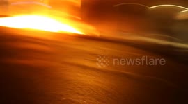 Special irish forces using force on everyone including journalists to empty oconnel bridge