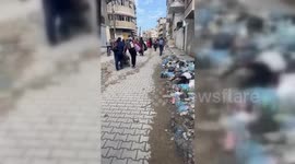 Families Flee Israeli Raids On Southern Gaza