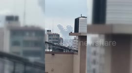 Israeli Aircraft Launch Raids On Southern Gaza